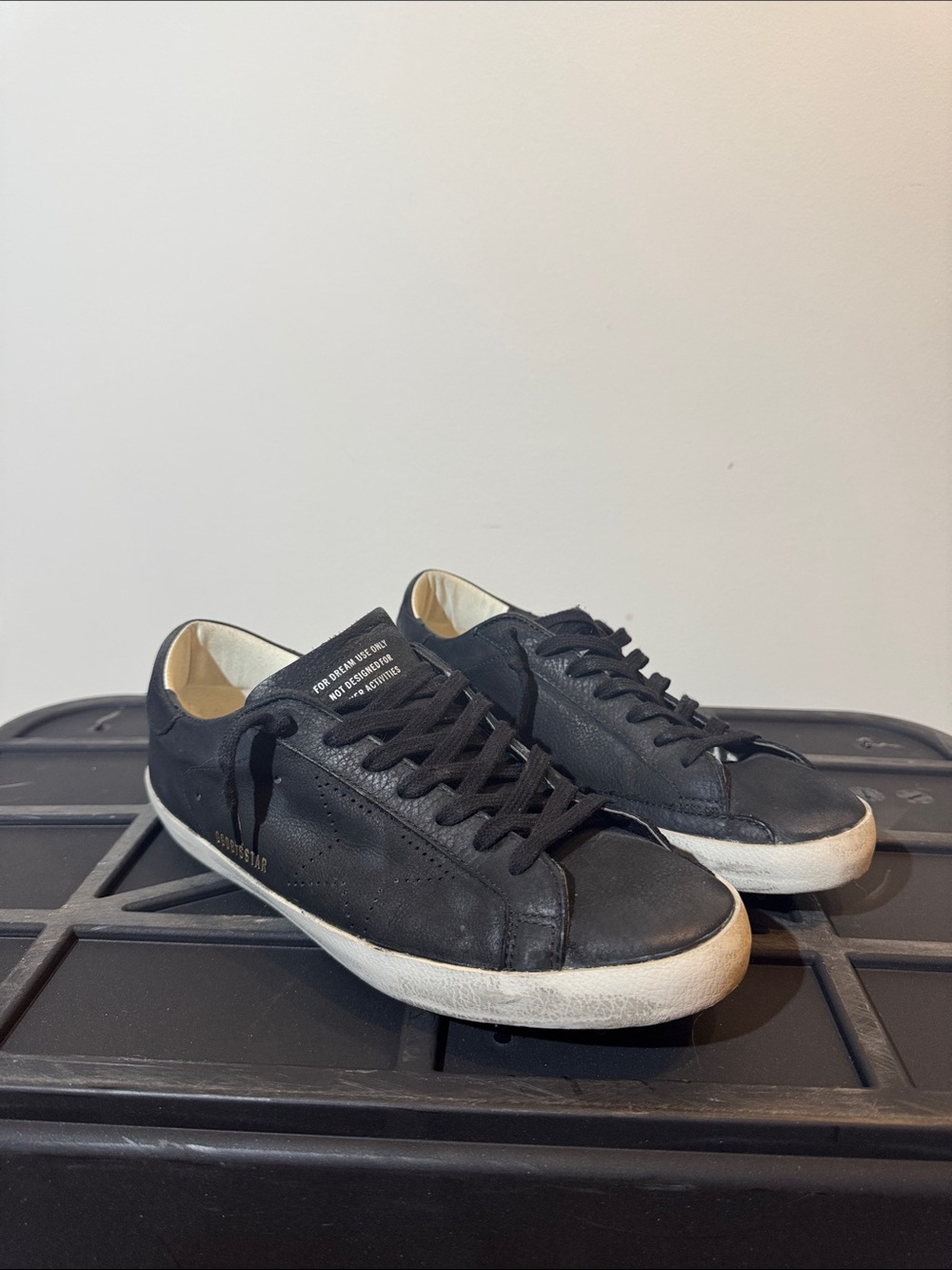 Golden Goose Men's Black Low-Top Sneakers